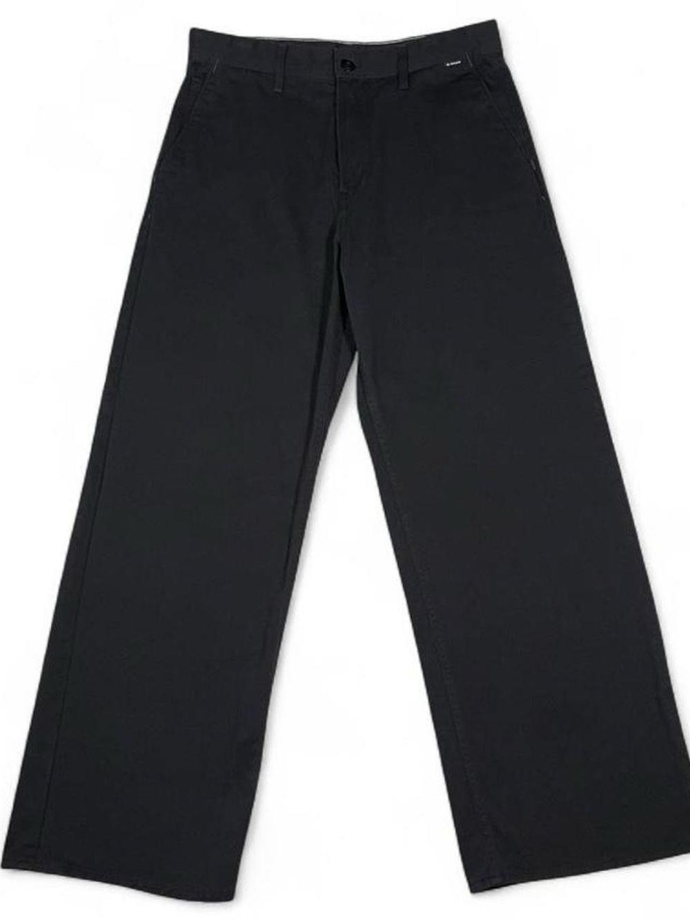 G-Star Raw NWOT Modson Straight Chino Wide Leg Black Pants Mens Size W32 L32 Y2K